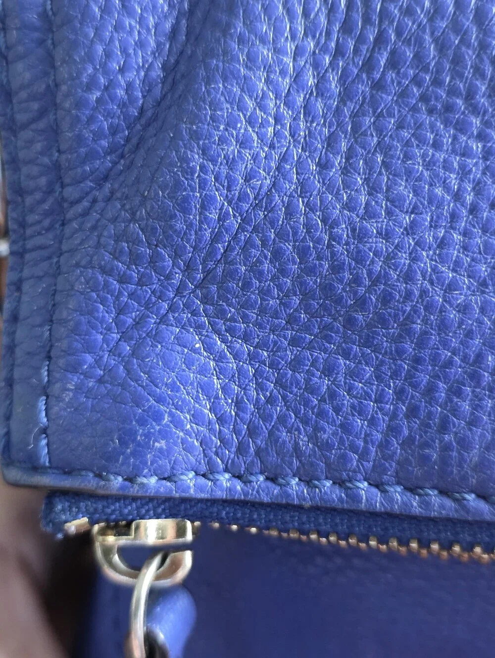 Kate Spade Cobble Hill Mini Carson Lapis Blue Leather Crossbody Bag